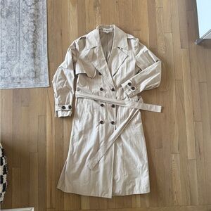 Elegant Tan Trench Coat